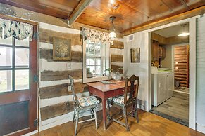 Hot Tub & Creek Views: Secluded Perryville Cabin