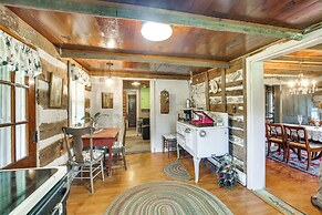 Hot Tub & Creek Views: Secluded Perryville Cabin