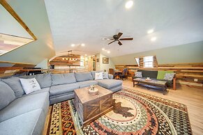 Home w/ River View & Game Room in Tidioute!