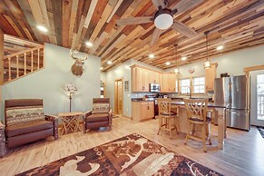 Home w/ River View & Game Room in Tidioute!