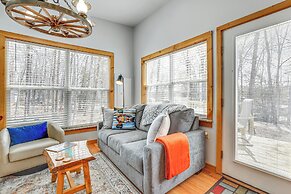 Private Dock & Deck: Tranquil Dam Pond Cottage!