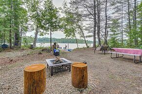 Private Dock & Deck: Tranquil Dam Pond Cottage!