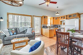 Private Dock & Deck: Tranquil Dam Pond Cottage!