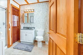 Private Dock & Deck: Tranquil Dam Pond Cottage!