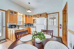 Private Dock & Deck: Tranquil Dam Pond Cottage!