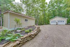 Private Dock & Deck: Tranquil Dam Pond Cottage!