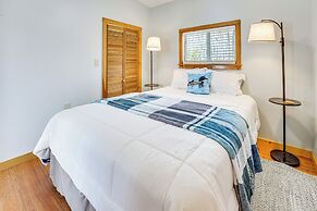 Private Dock & Deck: Tranquil Dam Pond Cottage!