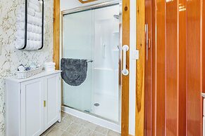 Private Dock & Deck: Tranquil Dam Pond Cottage!