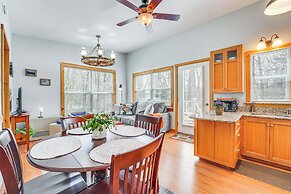 Private Dock & Deck: Tranquil Dam Pond Cottage!