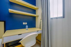 Comfy and Minimalist Studio with City View at Evenciio Margonda Apartm