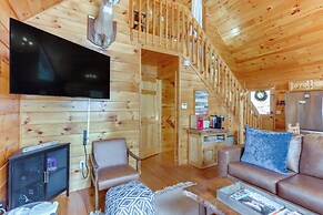 Hot Tub, Fire Pit & Game Room: Blue Ridge Cabin