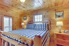 Hot Tub, Fire Pit & Game Room: Blue Ridge Cabin