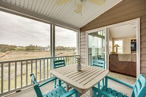 Walk to Beach: Oak Island Retreat w/ 210-yard Dock