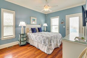 Walk to Beach: Oak Island Retreat w/ 210-yard Dock