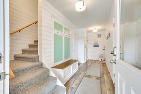 Walk to Beach: Oak Island Retreat w/ 210-yard Dock