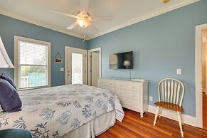 Walk to Beach: Oak Island Retreat w/ 210-yard Dock