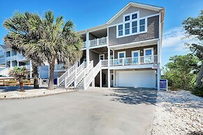Walk to Beach: Oak Island Retreat w/ 210-yard Dock