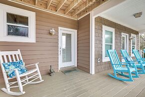 Walk to Beach: Oak Island Retreat w/ 210-yard Dock
