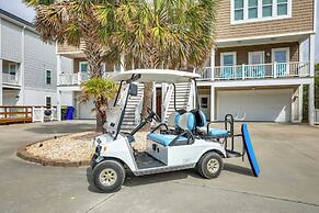 Walk to Beach: Oak Island Retreat w/ 210-yard Dock