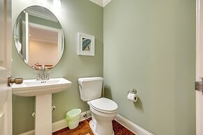 Walk to Beach: Oak Island Retreat w/ 210-yard Dock