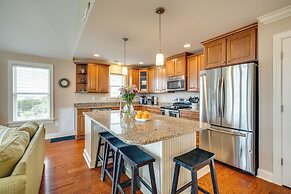 Walk to Beach: Oak Island Retreat w/ 210-yard Dock