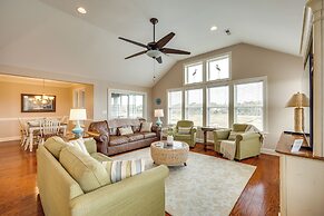 Walk to Beach: Oak Island Retreat w/ 210-yard Dock