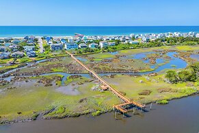 Walk to Beach: Oak Island Retreat w/ 210-yard Dock
