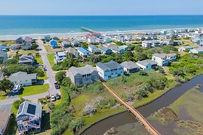 Steps to Beach: Gem w/ Views & Dock in Oak Island