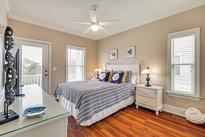 Steps to Beach: Gem w/ Views & Dock in Oak Island