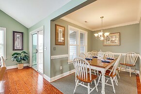 Steps to Beach: Gem w/ Views & Dock in Oak Island