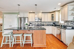 Steps to Beach: Gem w/ Views & Dock in Oak Island