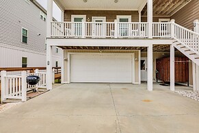 Steps to Beach: Gem w/ Views & Dock in Oak Island
