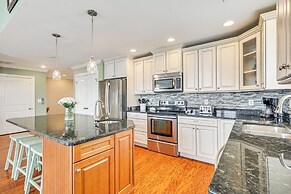 Steps to Beach: Gem w/ Views & Dock in Oak Island