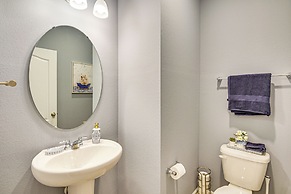 7 Mi to European Village: Pond-front Townhome!