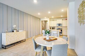 7 Mi to European Village: Pond-front Townhome!