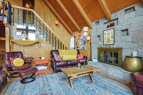 Deck, Mountain Views: Colorful Retreat in Vernon!