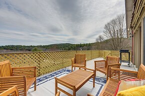 Deck, Mountain Views: Colorful Retreat in Vernon!