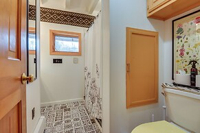 Deck, Mountain Views: Colorful Retreat in Vernon!