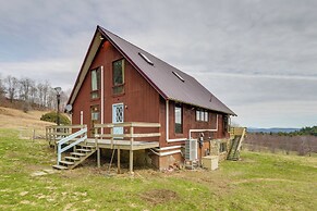 Deck, Mountain Views: Colorful Retreat in Vernon!