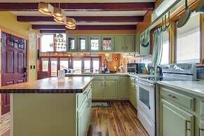 Deck, Mountain Views: Colorful Retreat in Vernon!