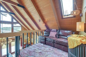 Deck, Mountain Views: Colorful Retreat in Vernon!