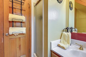 Deck, Mountain Views: Colorful Retreat in Vernon!