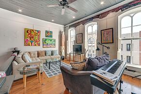 Steps to Historic Riverfront: Chic Dtwn Condo!