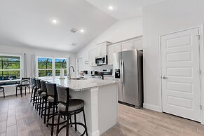 Poolside Sunset in South Gulf Cove 4 Bedroom Home