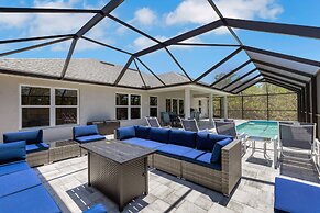 Poolside Sunset in South Gulf Cove 4 Bedroom Home