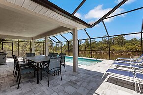 Poolside Sunset in South Gulf Cove 4 Bedroom Home