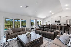 Poolside Sunset in South Gulf Cove 4 Bedroom Home