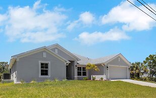 Poolside Sunset in South Gulf Cove 4 Bedroom Home