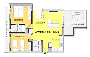 85 KAP - Stay Mythical Blue Apartment