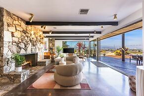 Stylish Hillside Retreat with Pool & Views